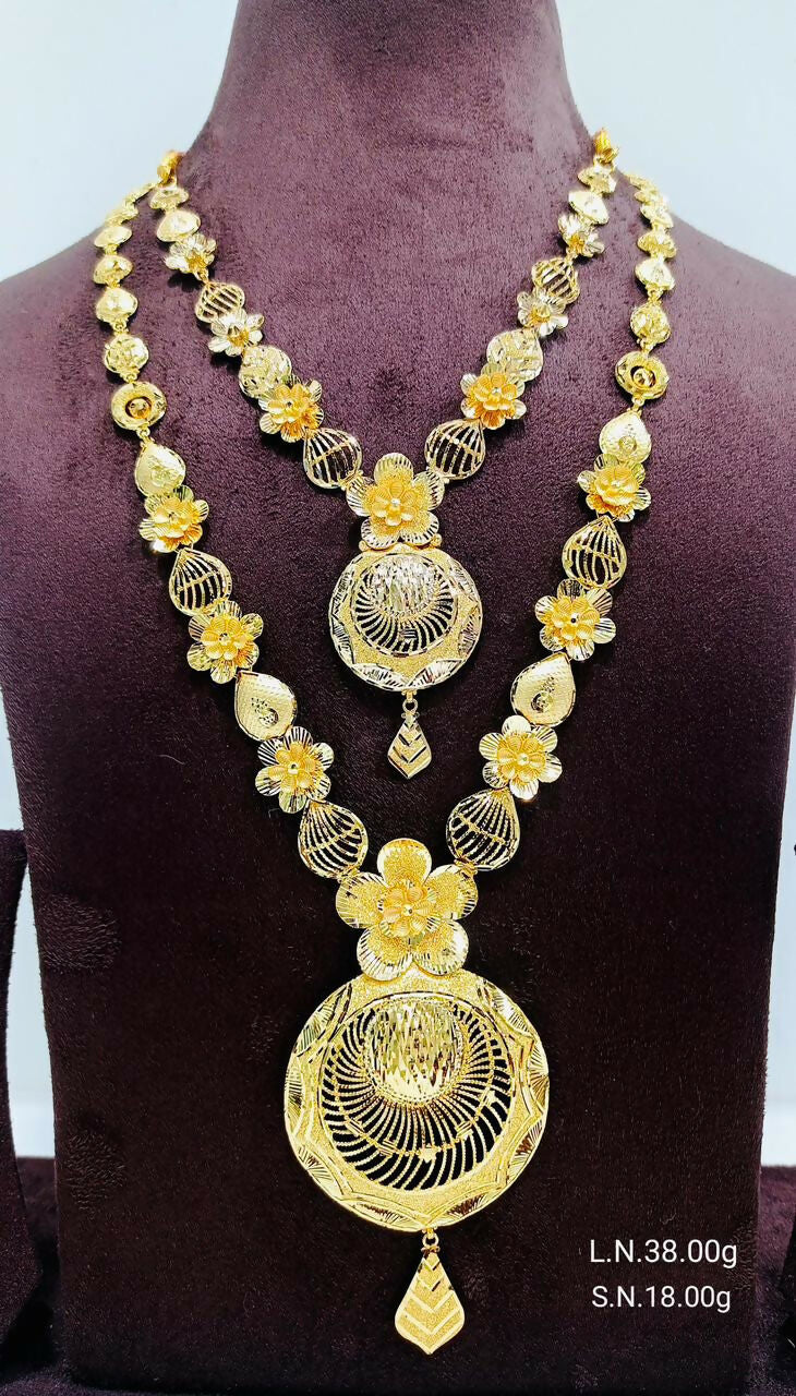 Flora Necklace & Long Set Sarafa Bazar India