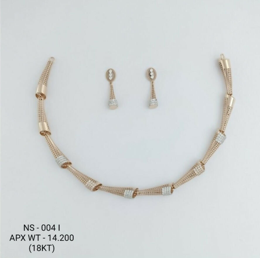 18kt Italian Necklace Sarafa Bazar India