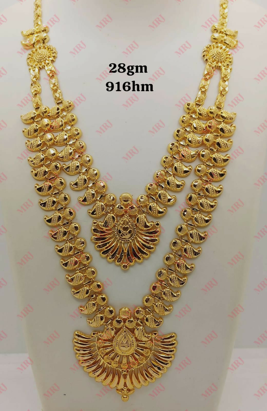 22kt Gold Necklace & Haram Sarafa Bazar India