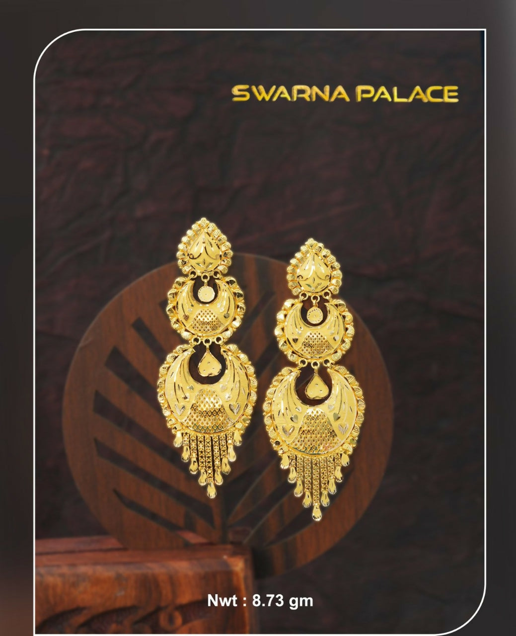Gold Earrings Sarafa Bazar India