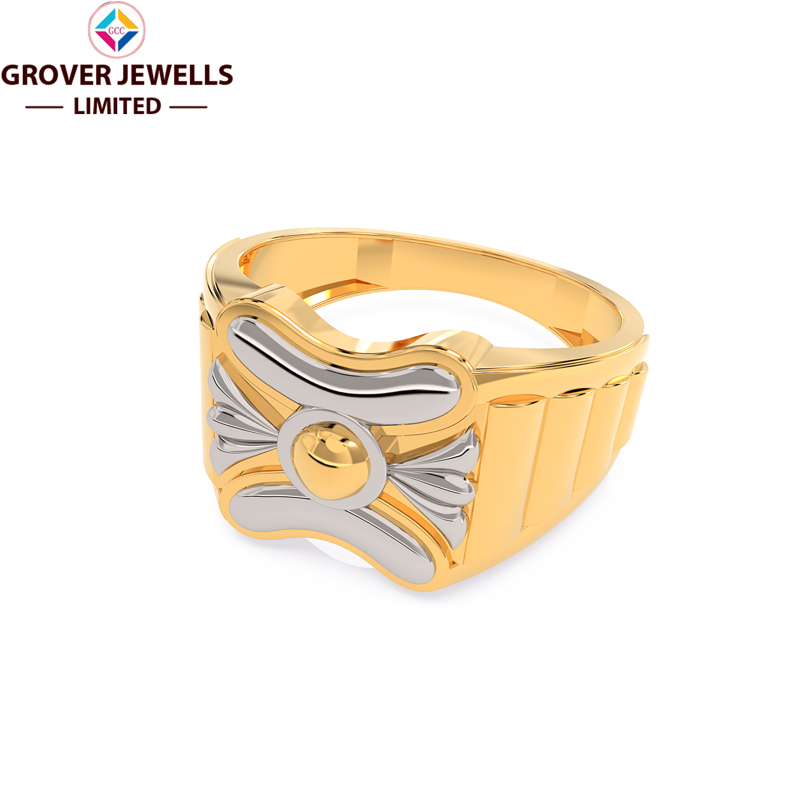 PAPER CASTING GENTS RING (PCGR-192) Sarafa Bazar India