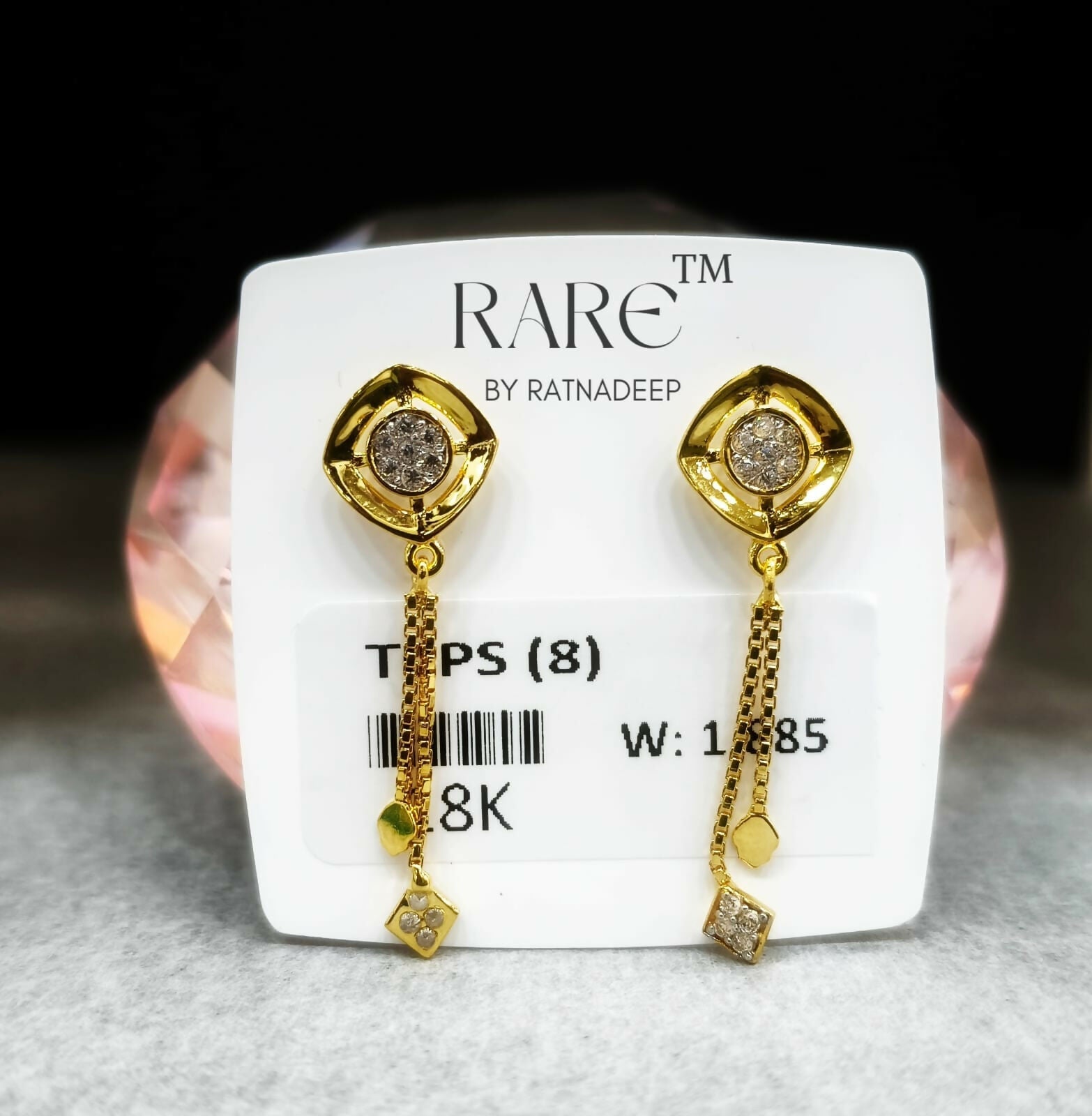 18kt CZ Latkan Sarafa Bazar India