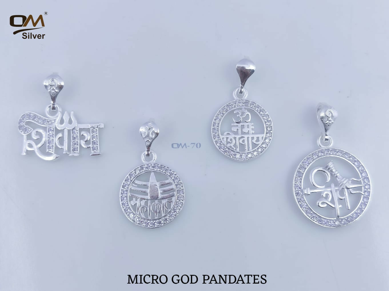 Silver Micro God Pendants Sarafa Bazar India