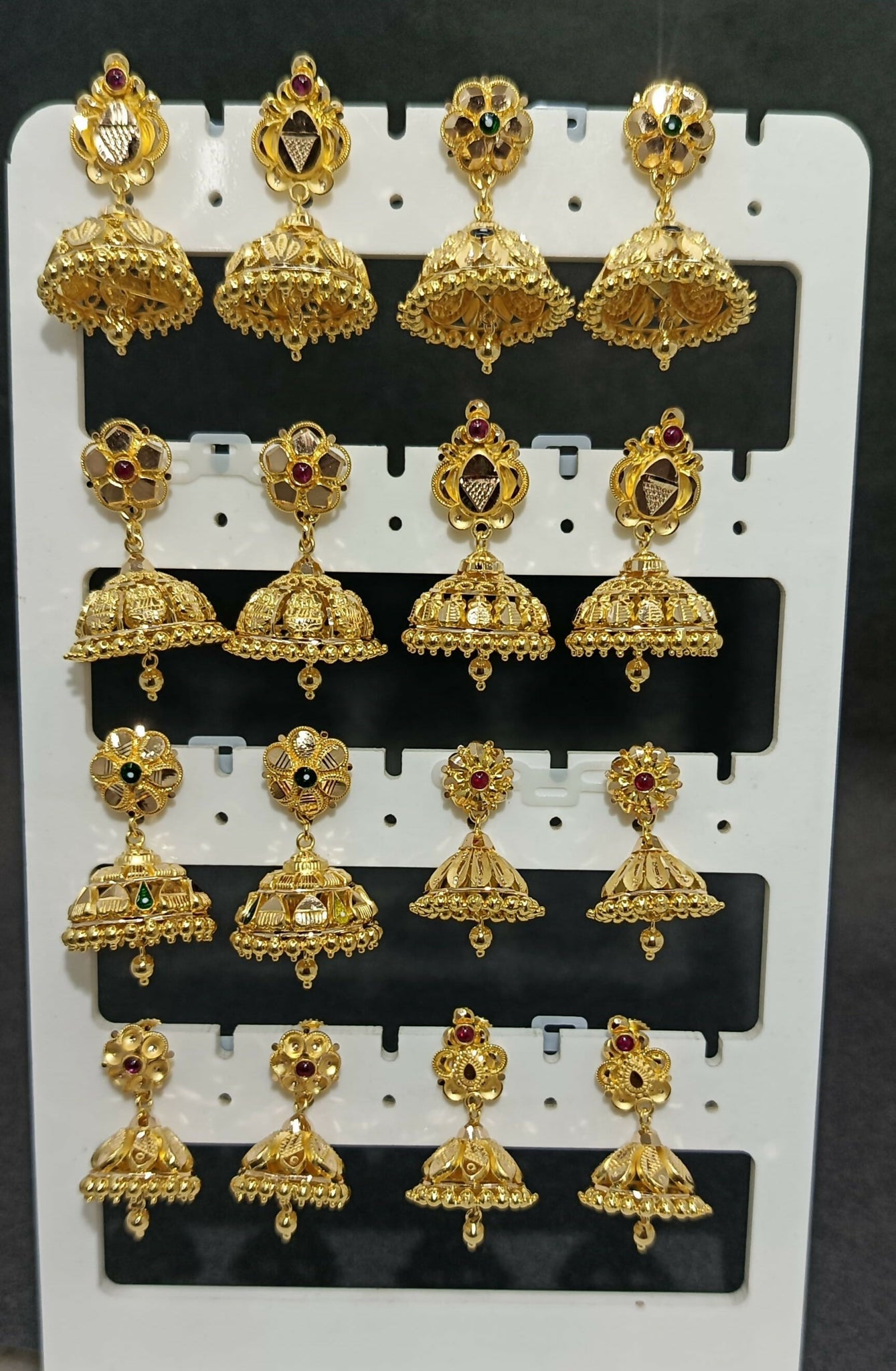 Gold Jhumki Sarafa Bazar India