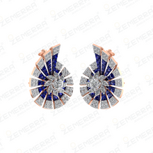 Unique 14k Rose Gold Diamond Pendant Set Fine Jewelry For Her Sarafa Bazar India