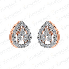 14K Rose Gold Diamond Fancy Mangalsutra Set Sarafa Bazar India