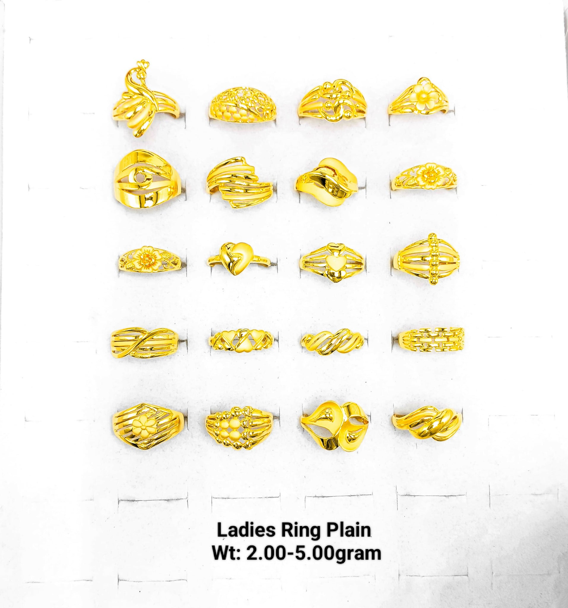 Ladies Ring Plain Sarafa Bazar India