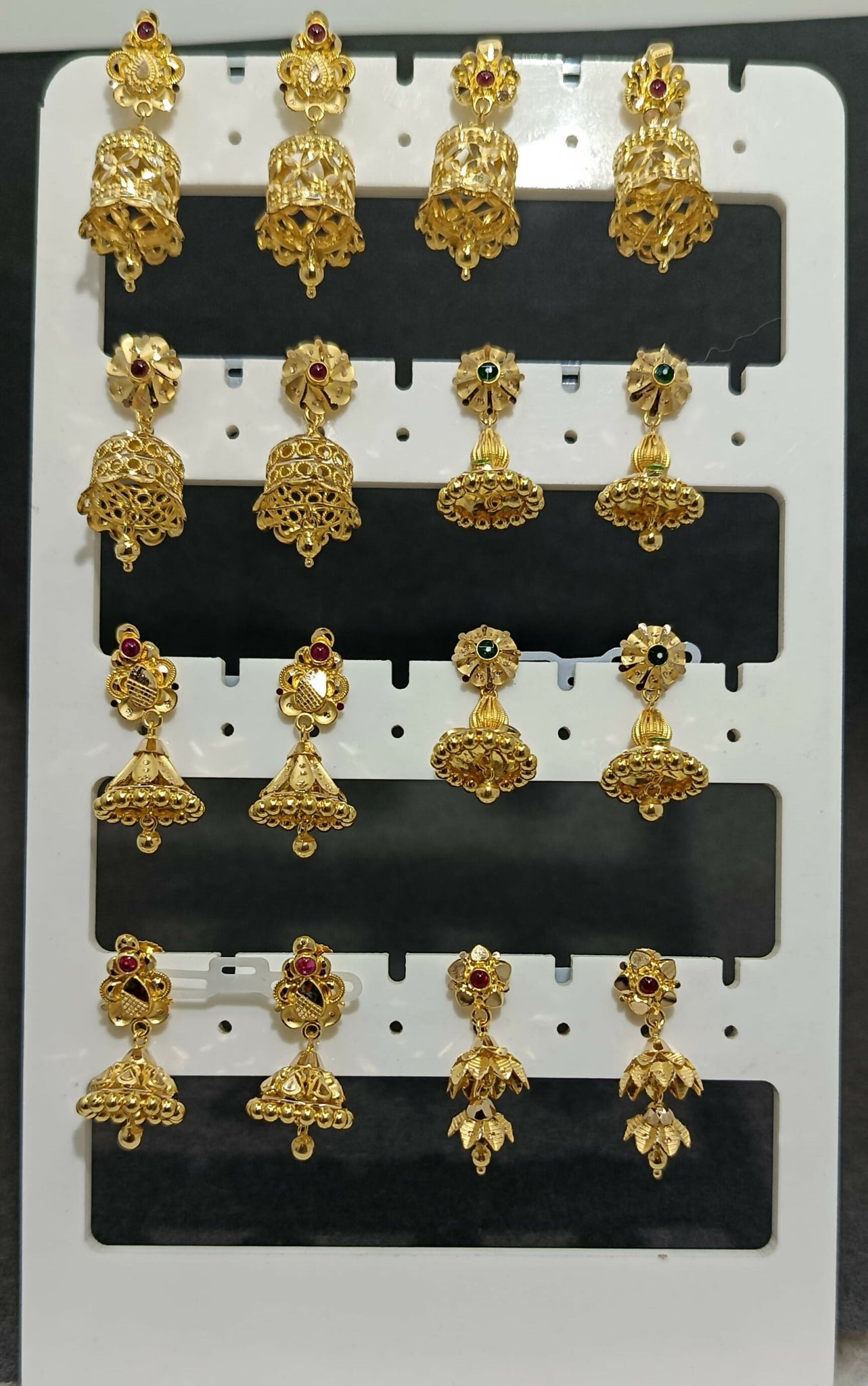 Gold Jhumki Sarafa Bazar India