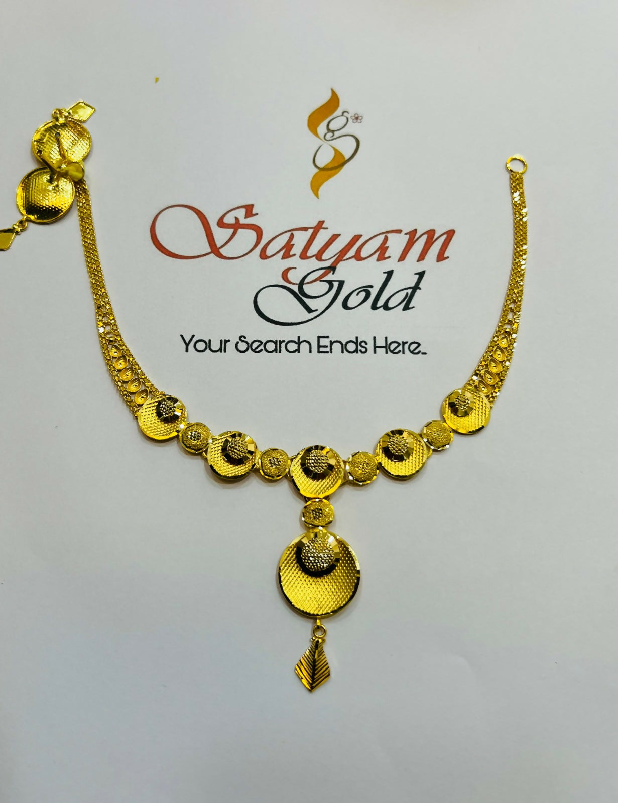 Gold Necklace Sarafa Bazar India