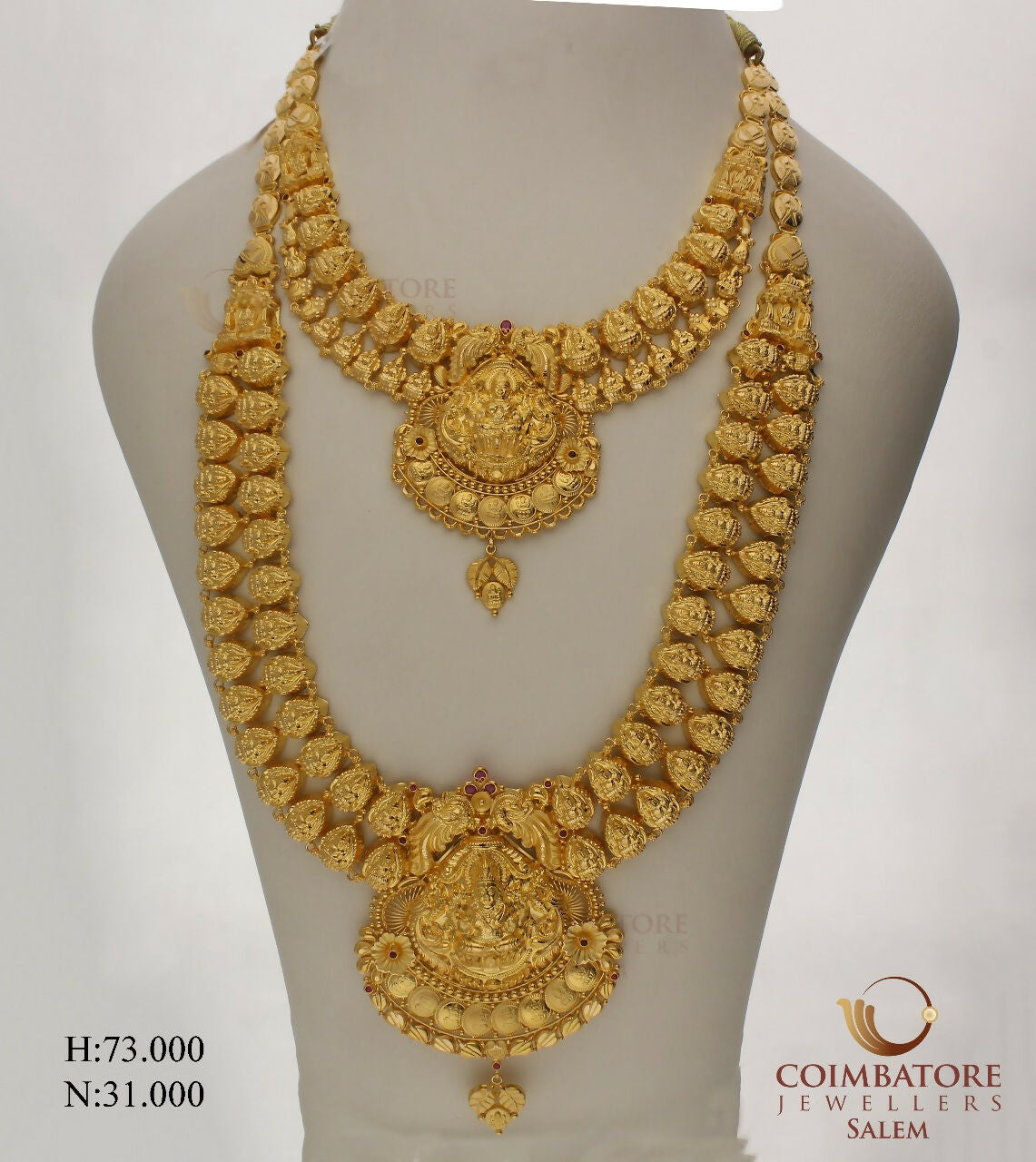 Gold Necklace & Long Set Sarafa Bazar India