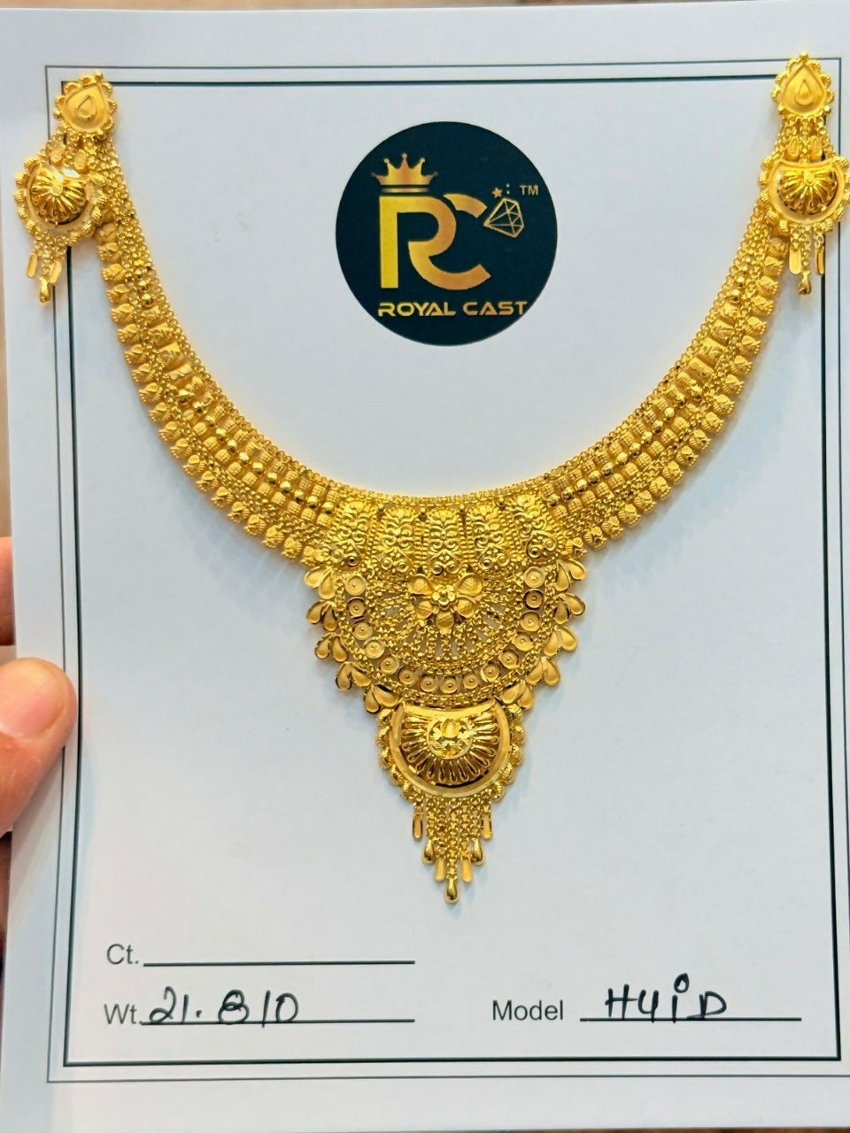 Gold Necklace Sarafa Bazar India