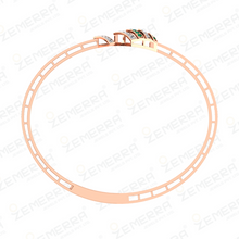 Easy to Wear 14K Gold Diamond Open Cuff Bracelets Design Sarafa Bazar India