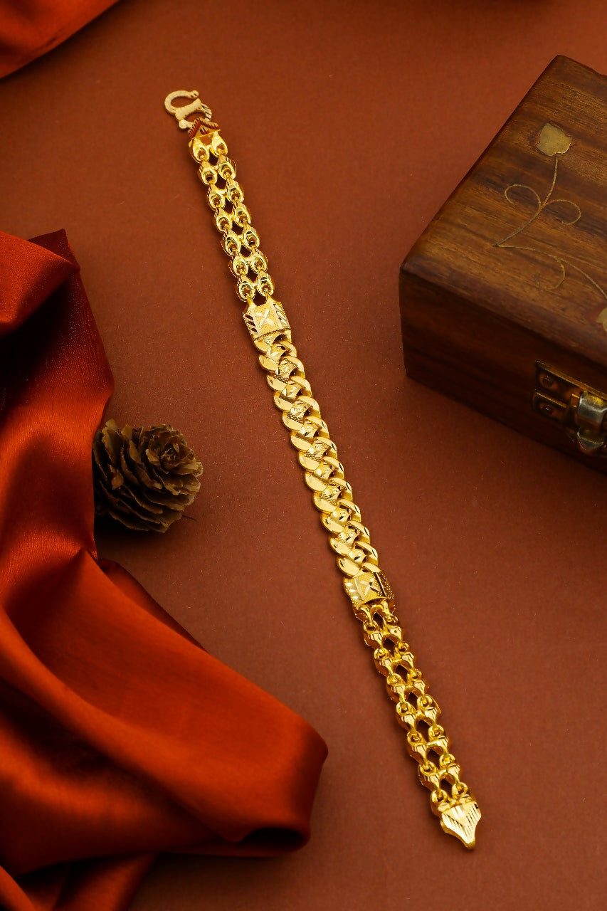 Gold Gents Bracelets Sarafa Bazar India