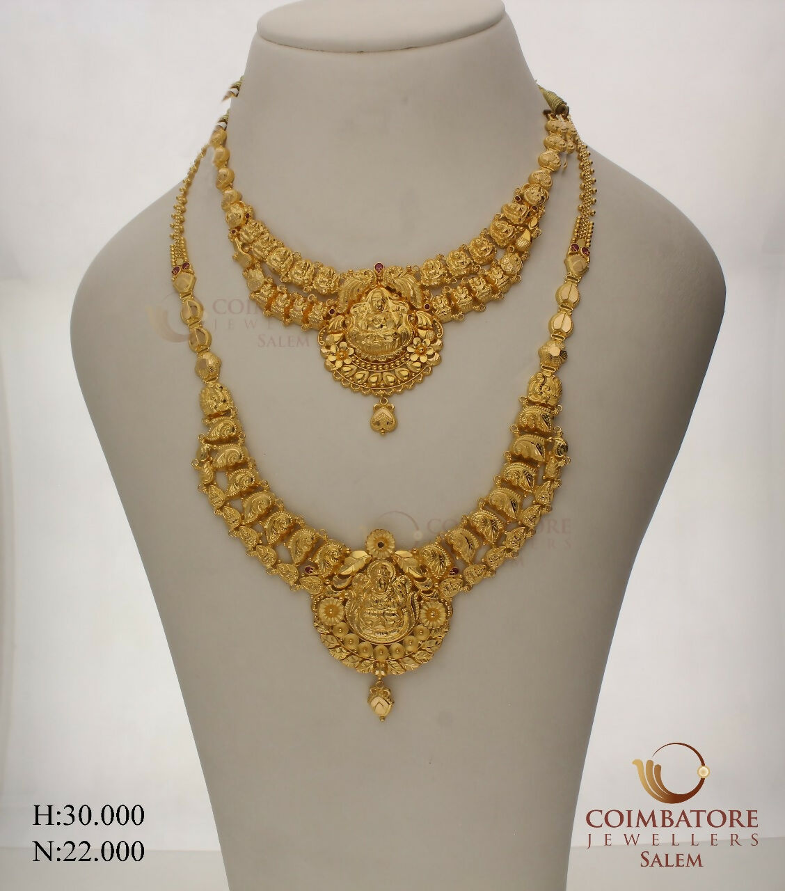 Gold Necklace & Long Set Sarafa Bazar India