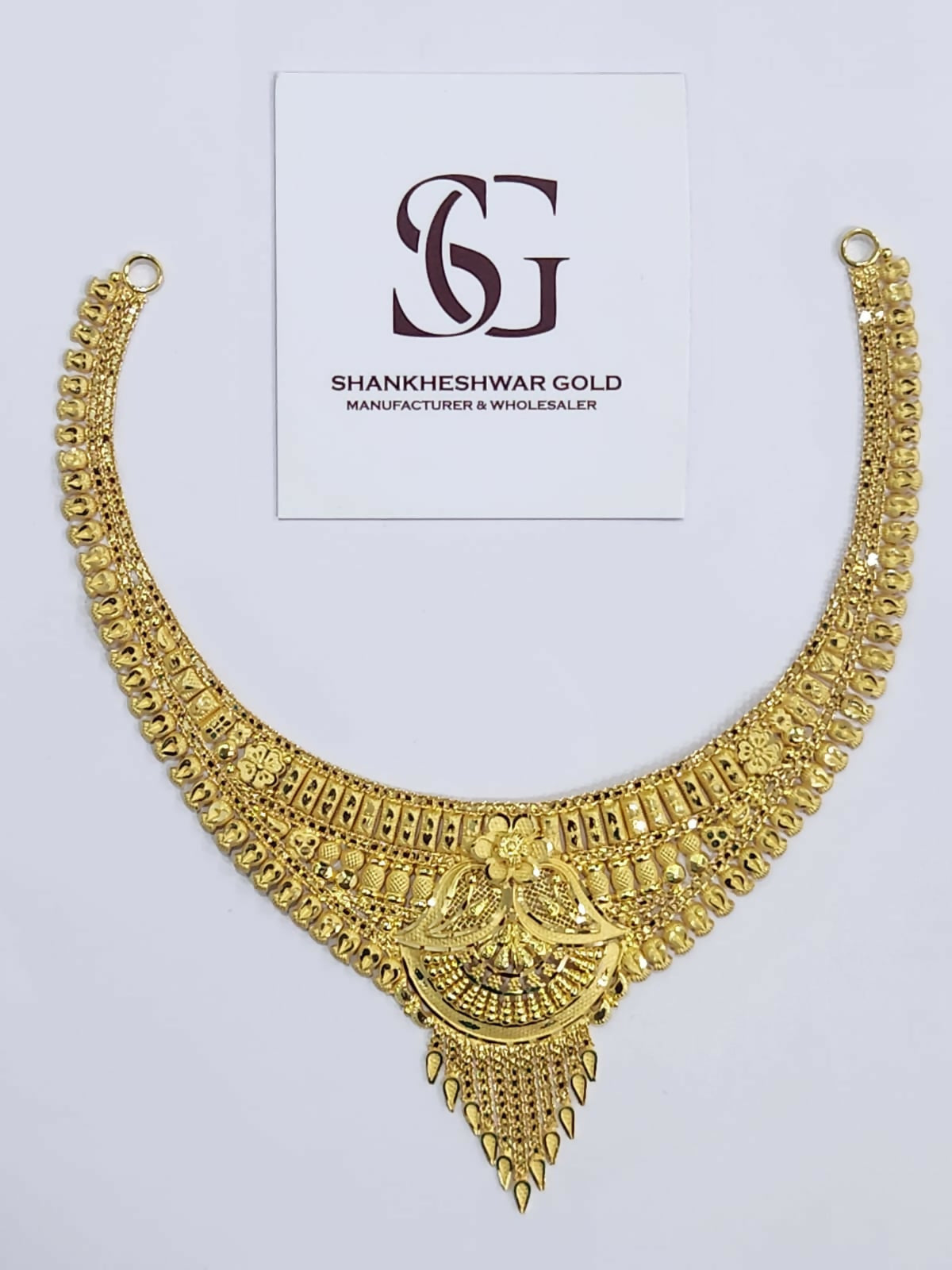 Gold Necklace Sarafa Bazar India