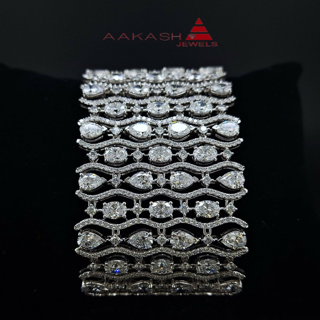 Diamond Ladies Bracelet Sarafa Bazar India