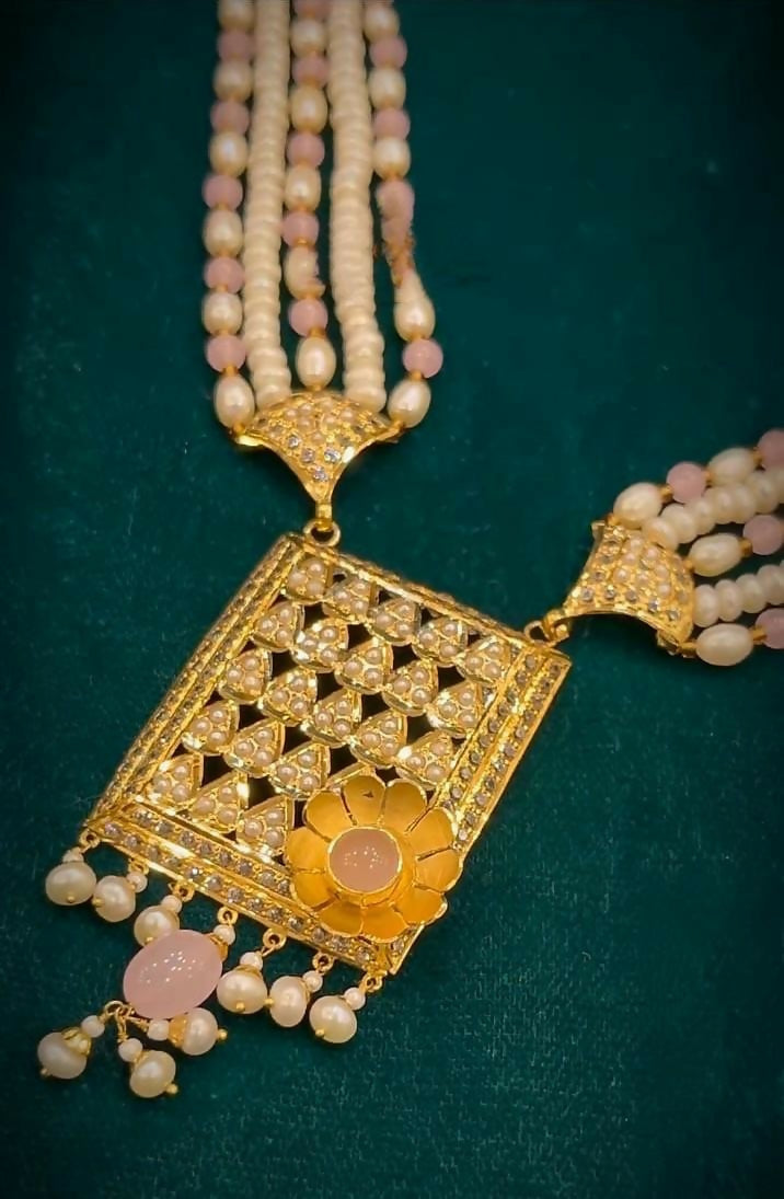 Jadau Necklace Sarafa Bazar India