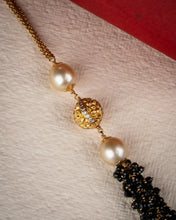 Onyx Bunch And South Sea Pearls Necklace Sarafa Bazar India