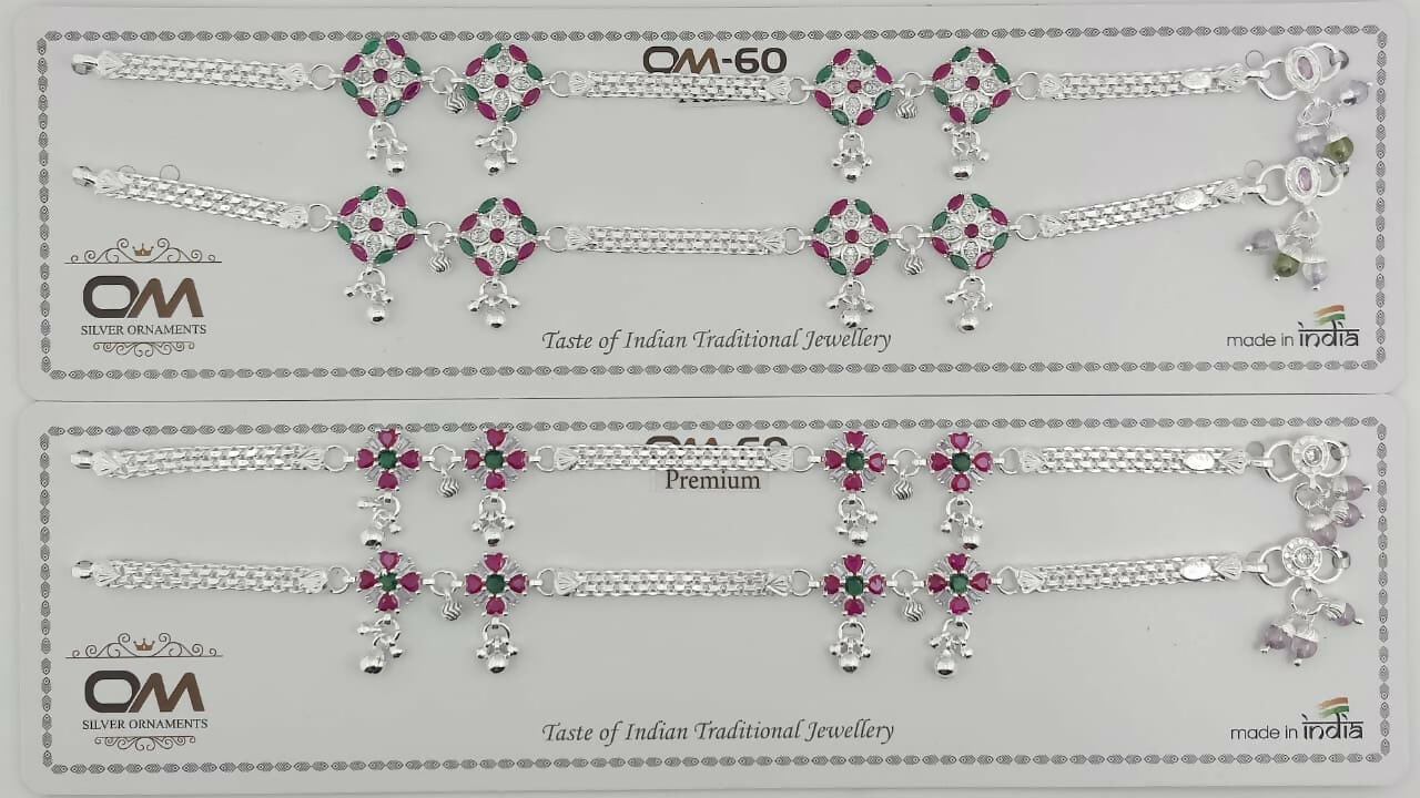 Silver Micro Payal Sarafa Bazar India