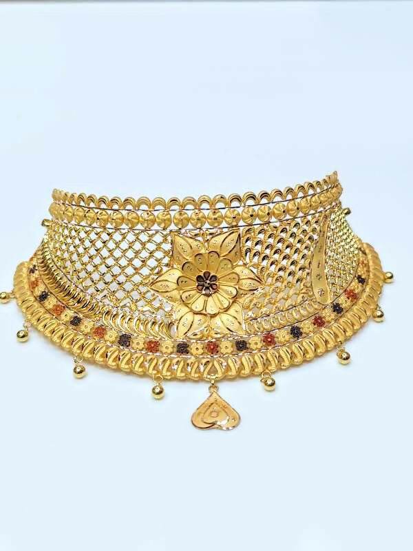 Gold Choker Sarafa Bazar India