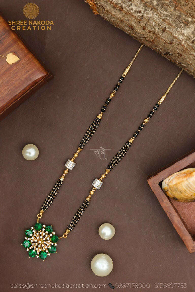 CZ Mangalsutra Sarafa Bazar India
