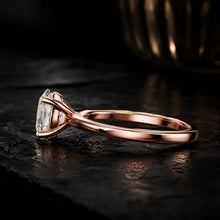 Oval Cut Lab Grown Diamond Women's Ring 9Kt Gold Sarafa Bazar India