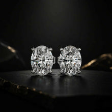 Oval Cut lab Grown Diamond Women's Ring 9KT White Gold Sarafa Bazar India