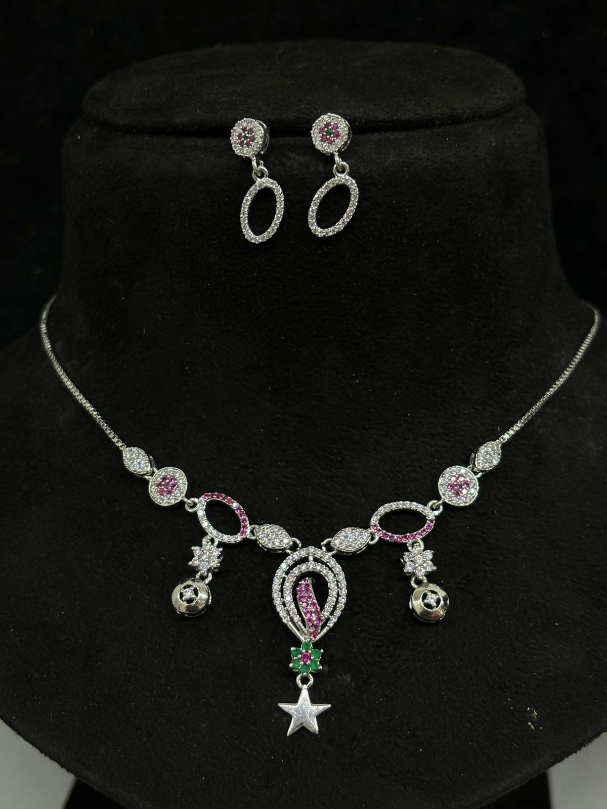 925 Silver Necklace Sarafa Bazar India