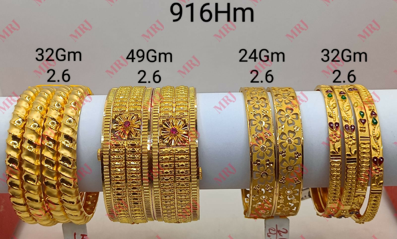 22kt Gold Bangles Sarafa Bazar India