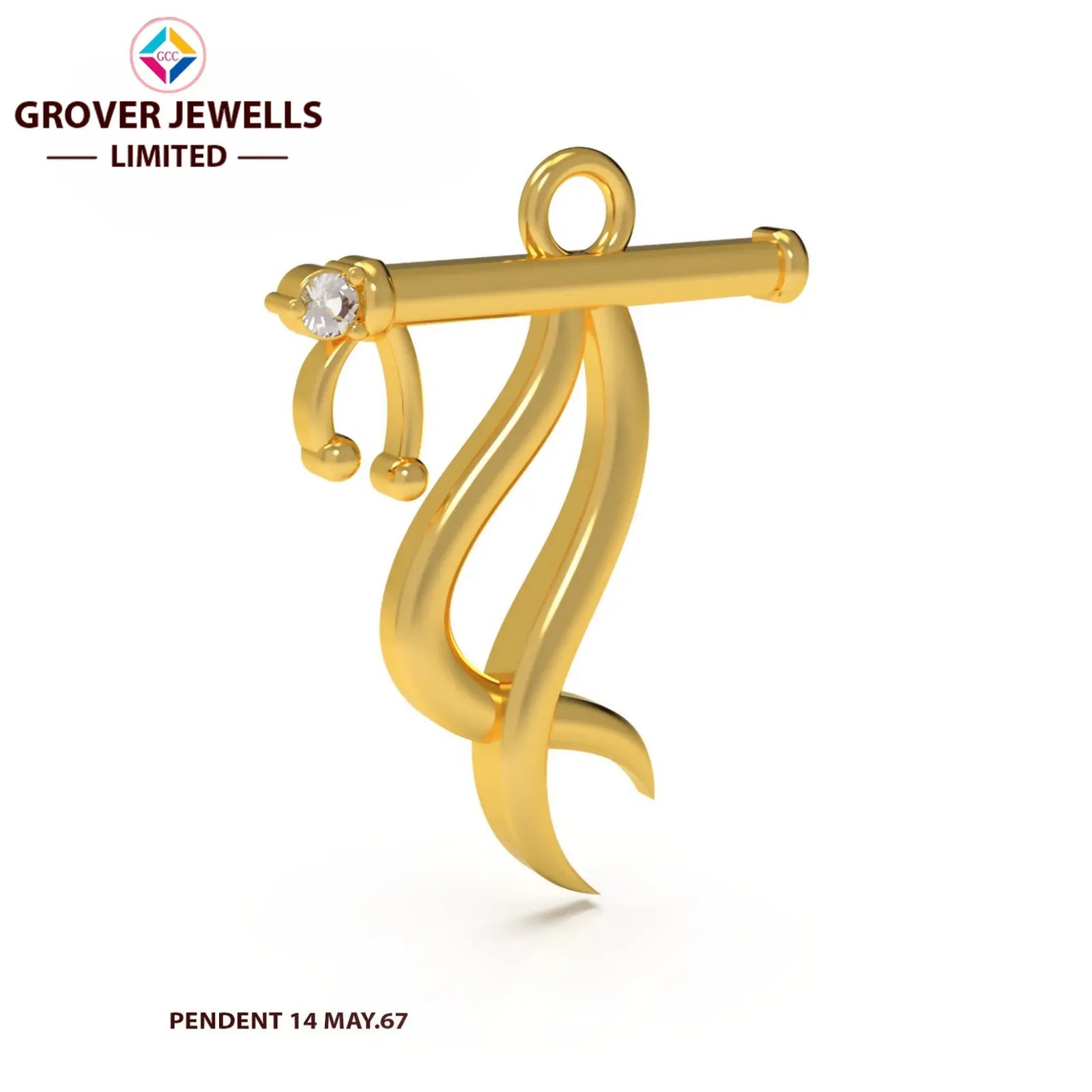 PLAIN GOD PENDANT(PGP-11(N)) Sarafa Bazar India