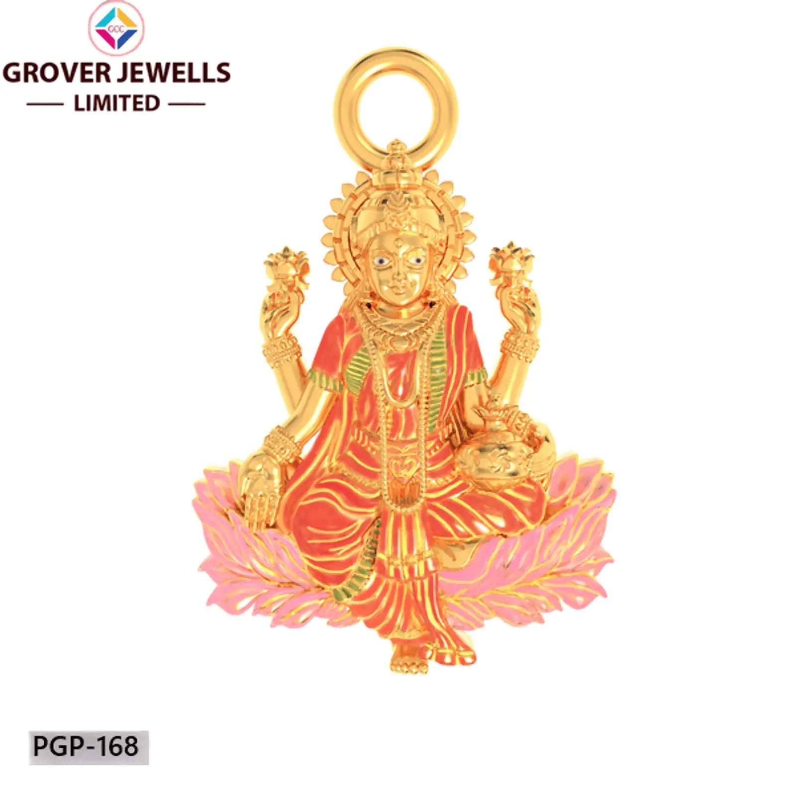 PLAIN GOD PENDANT(PGP-168(A)) Sarafa Bazar India