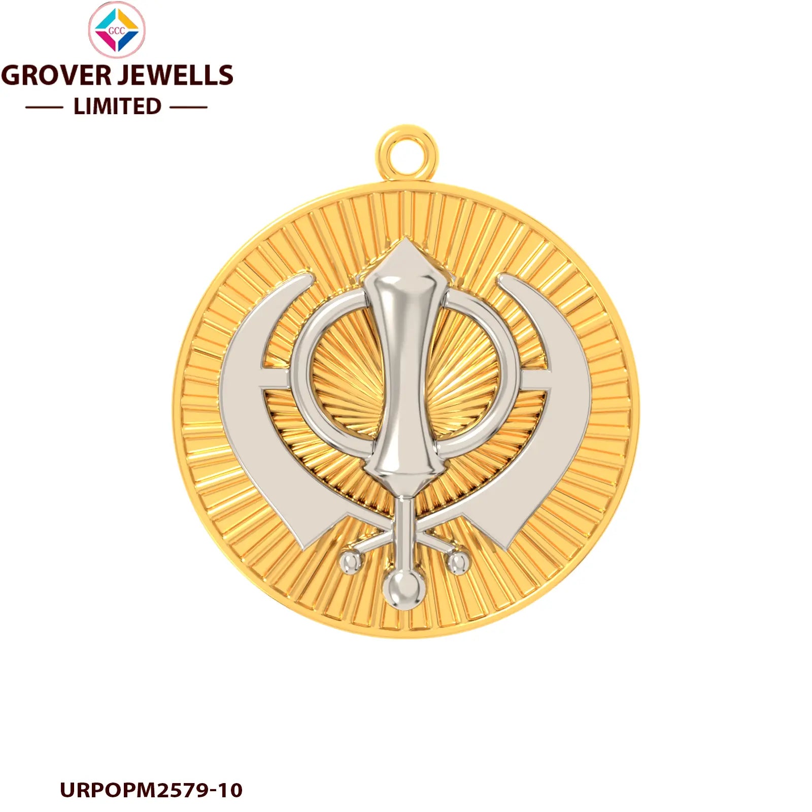 PLAIN GOD PENDANT(PGP-213) Sarafa Bazar India