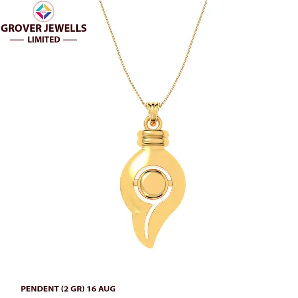 PLAIN GOD PENDANT(PGP-47(N)) Sarafa Bazar India