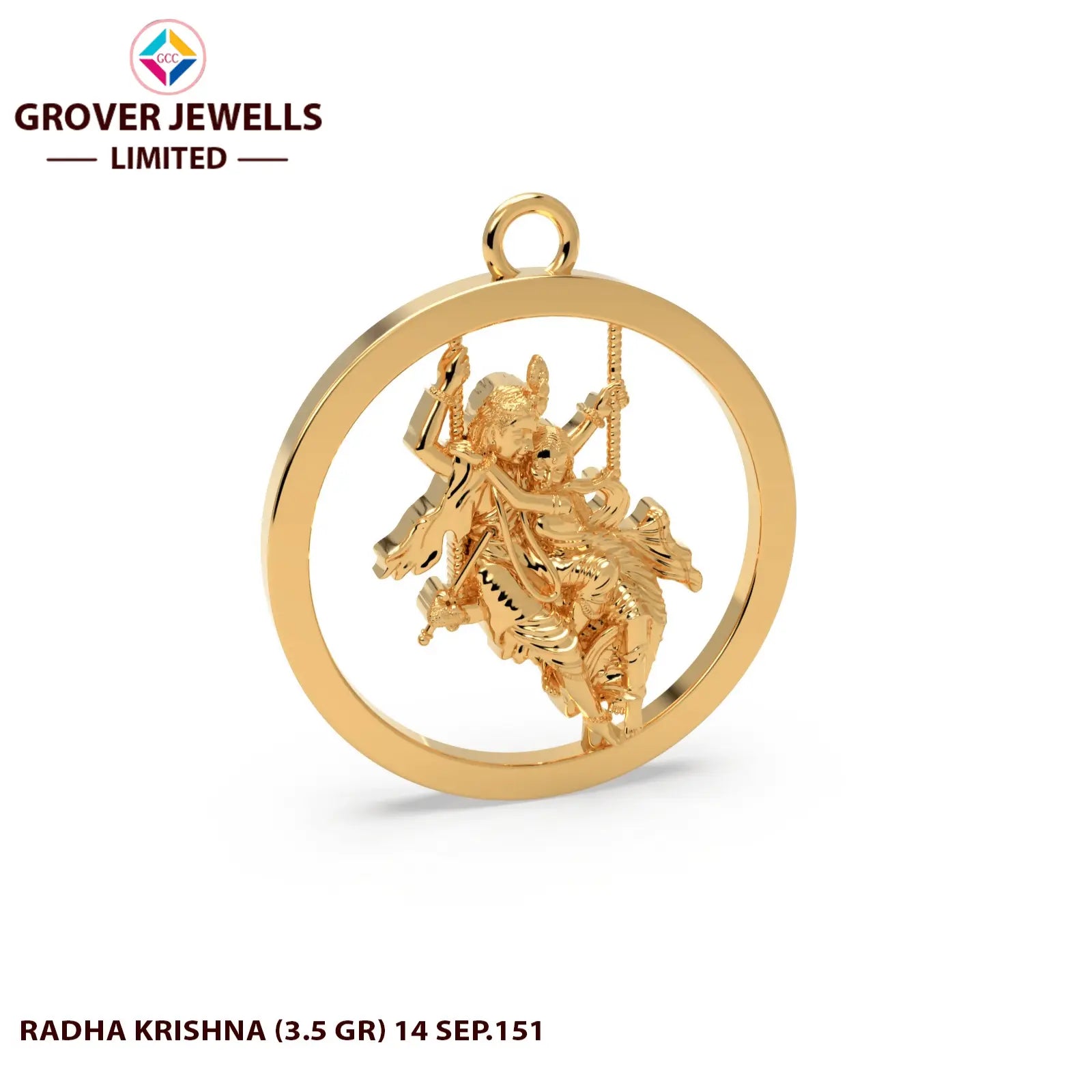 PLAIN GOD PENDANT(PGP-51(N)) Sarafa Bazar India