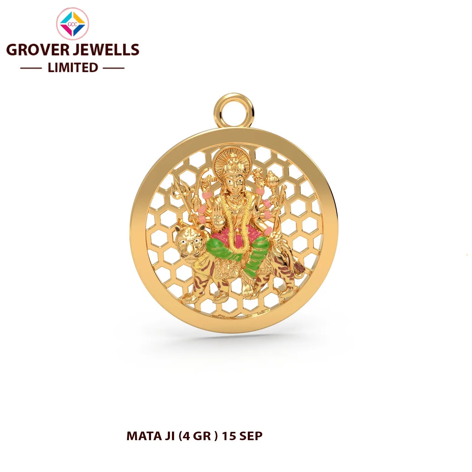PLAIN GOD PENDANT(PGP-52(N)) Sarafa Bazar India
