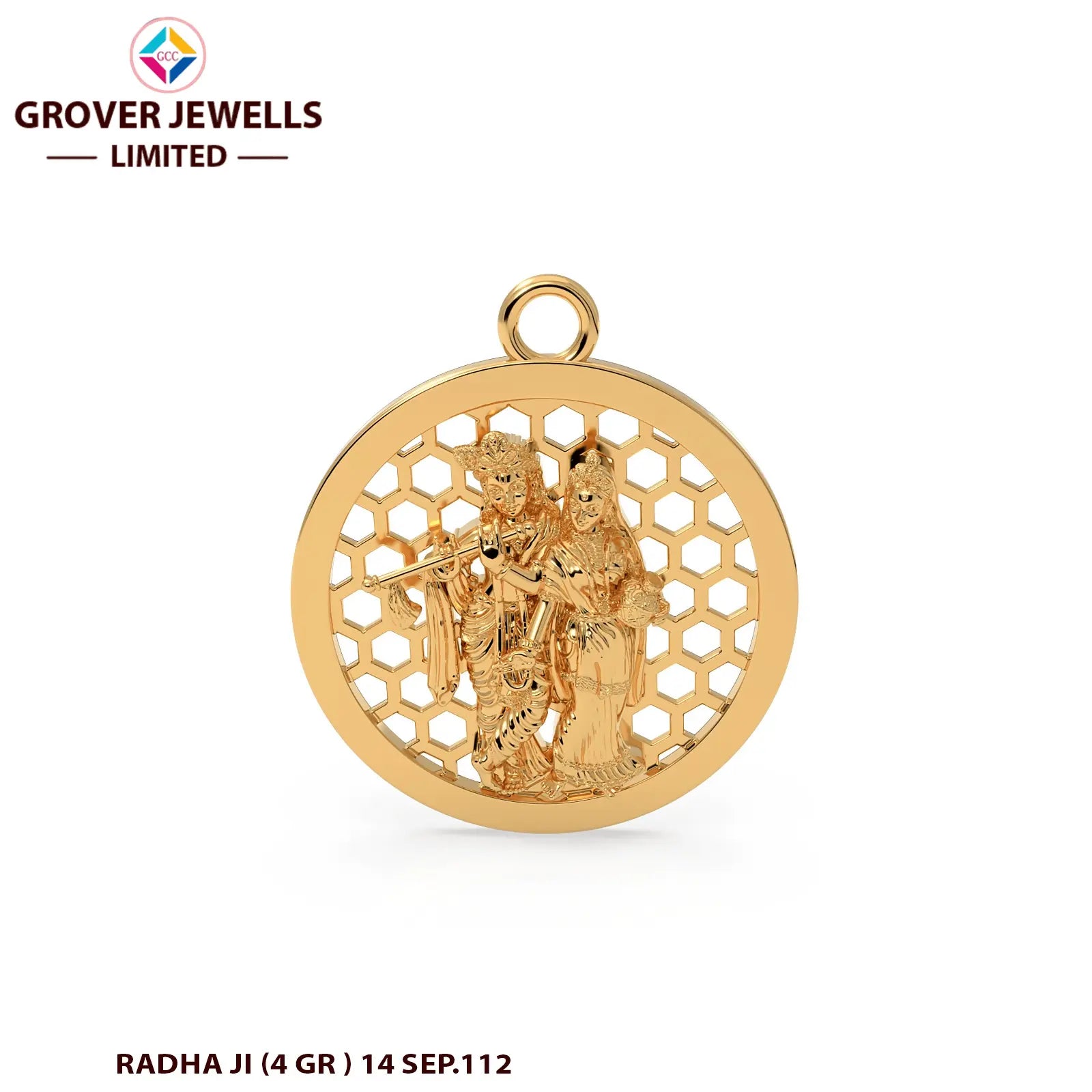 PLAIN GOD PENDANT(PGP-53(N)) Sarafa Bazar India