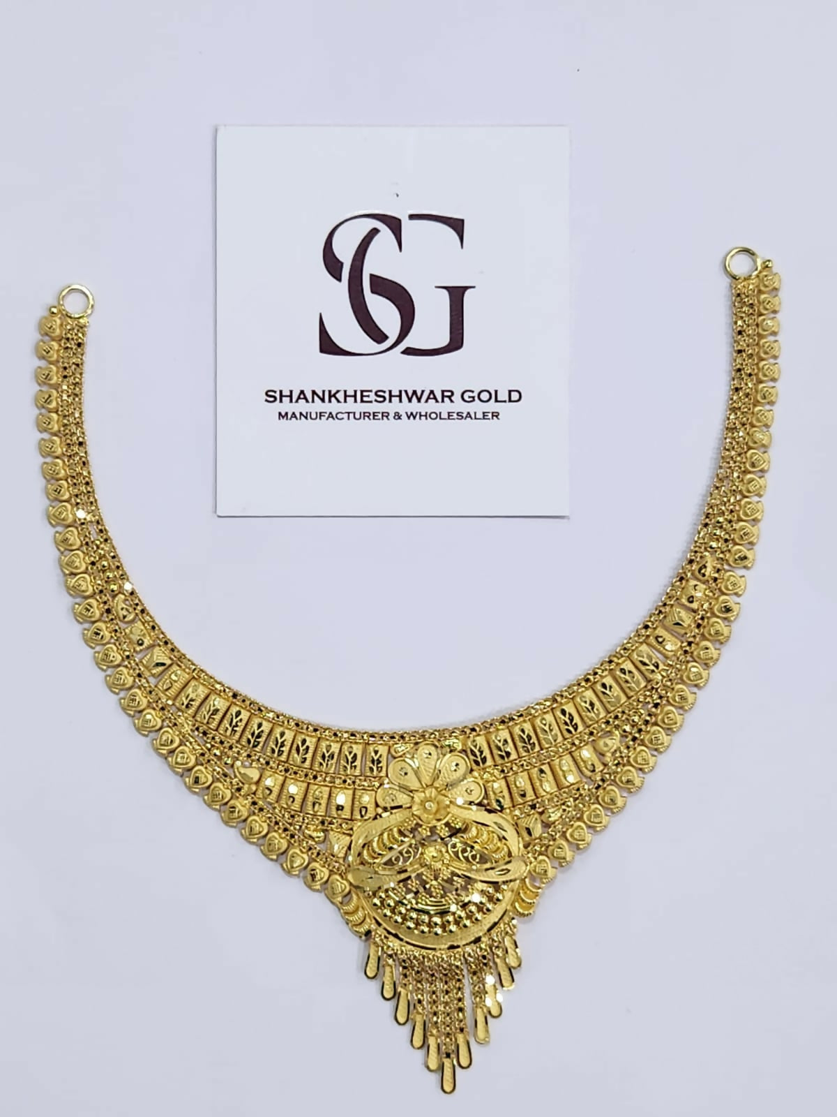 Gold Necklace Sarafa Bazar India