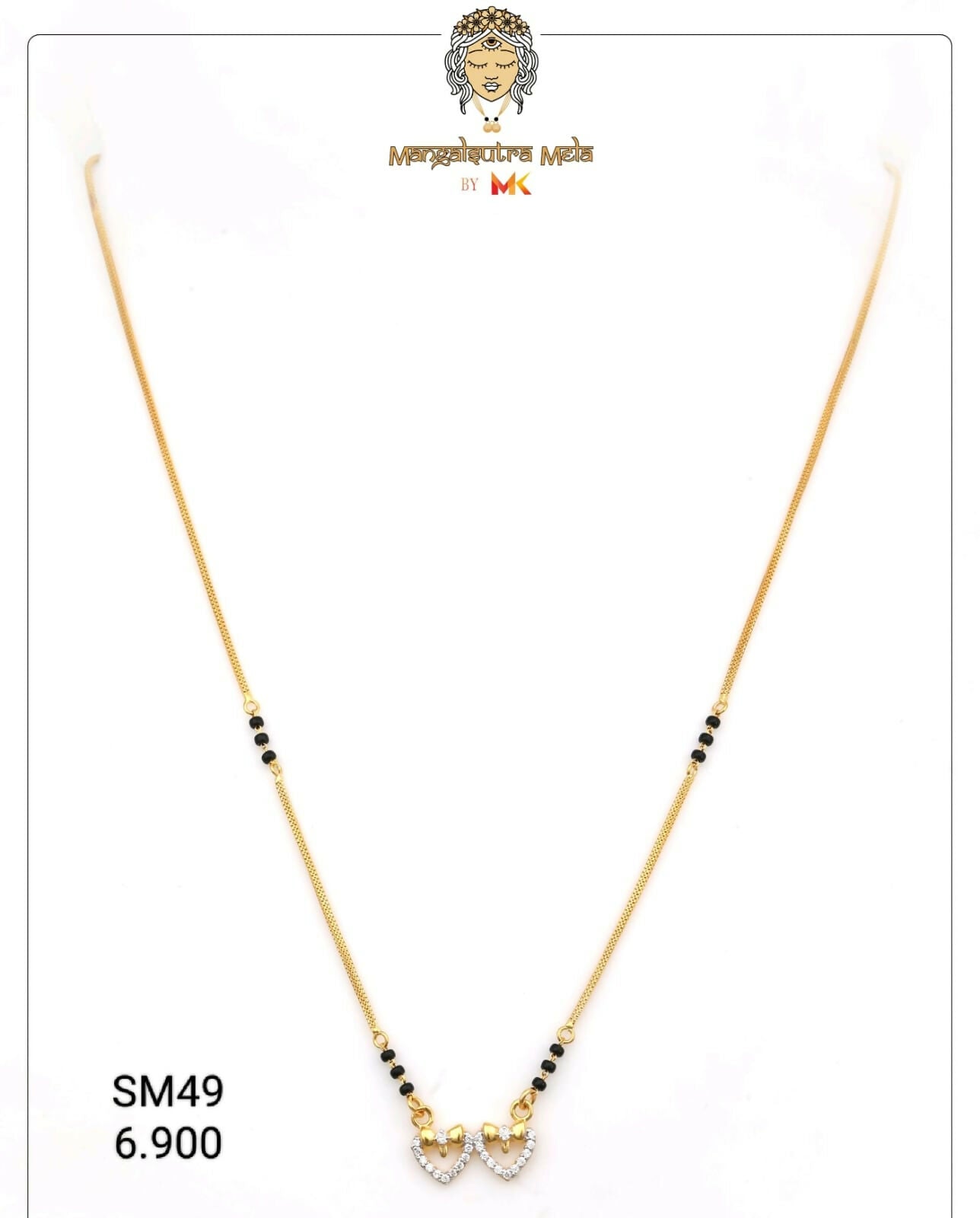 CZ Mangalsutra Sarafa Bazar India