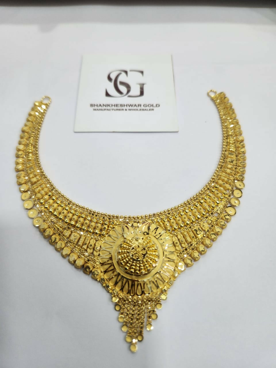 Gold Necklace Sarafa Bazar India