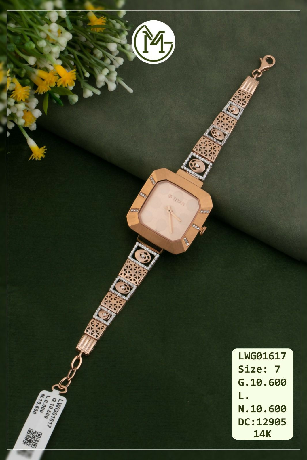 14kt Rose Gold Ladies Watches