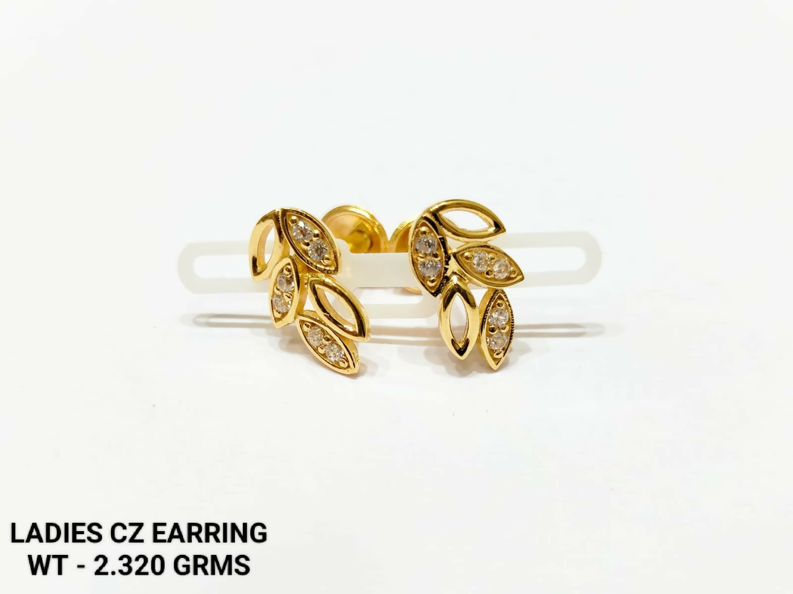 Ladies CZ Earring Sarafa Bazar India