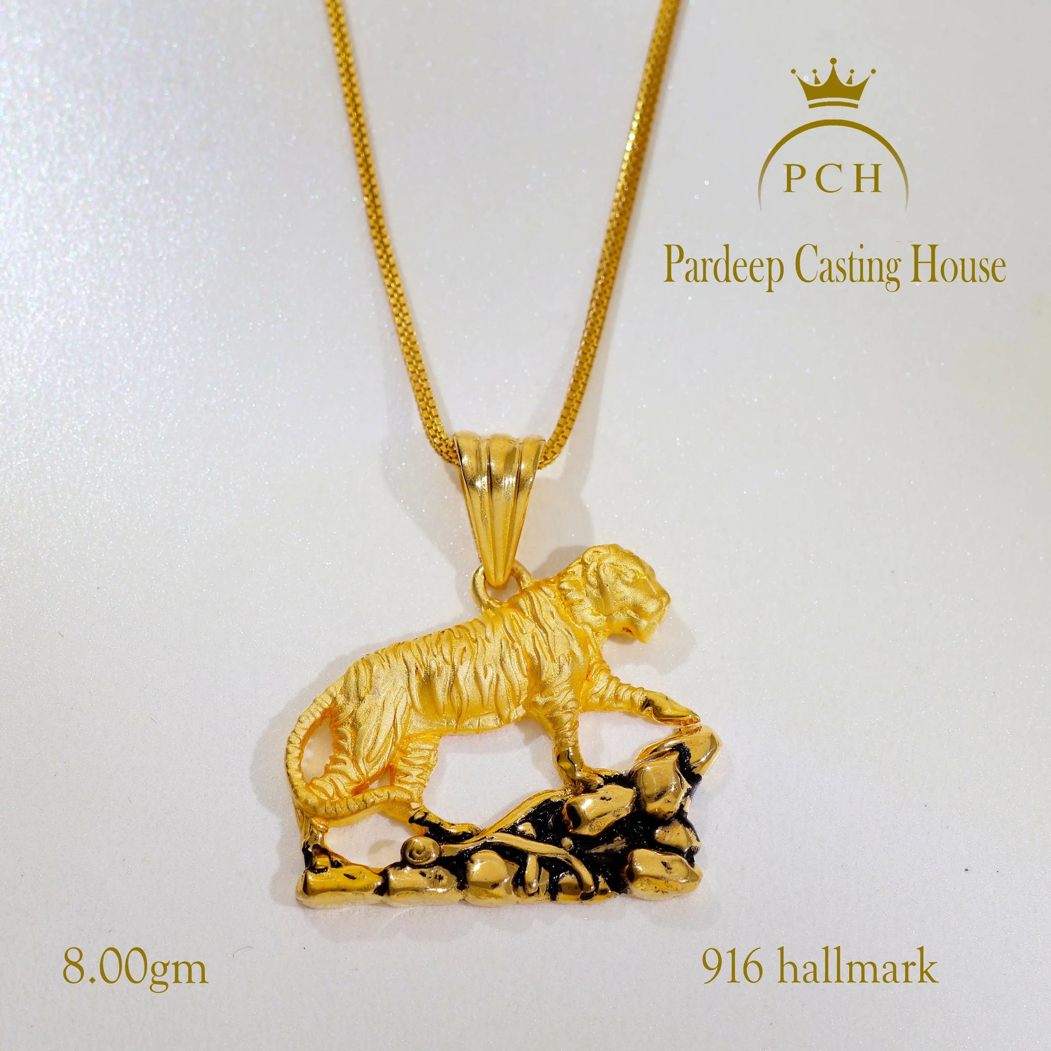 Panther Gold Gents Pendent Sarafa Bazar India