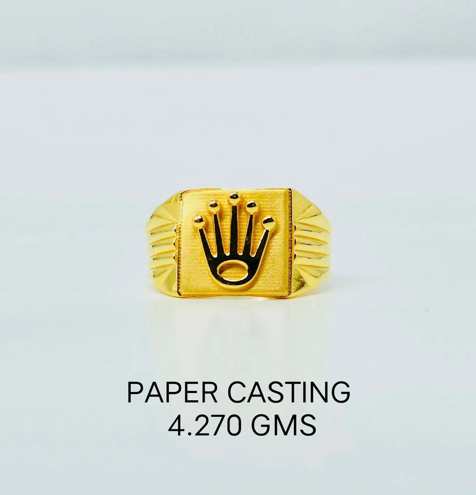 Paper Casting Gents Ring Sarafa Bazar India