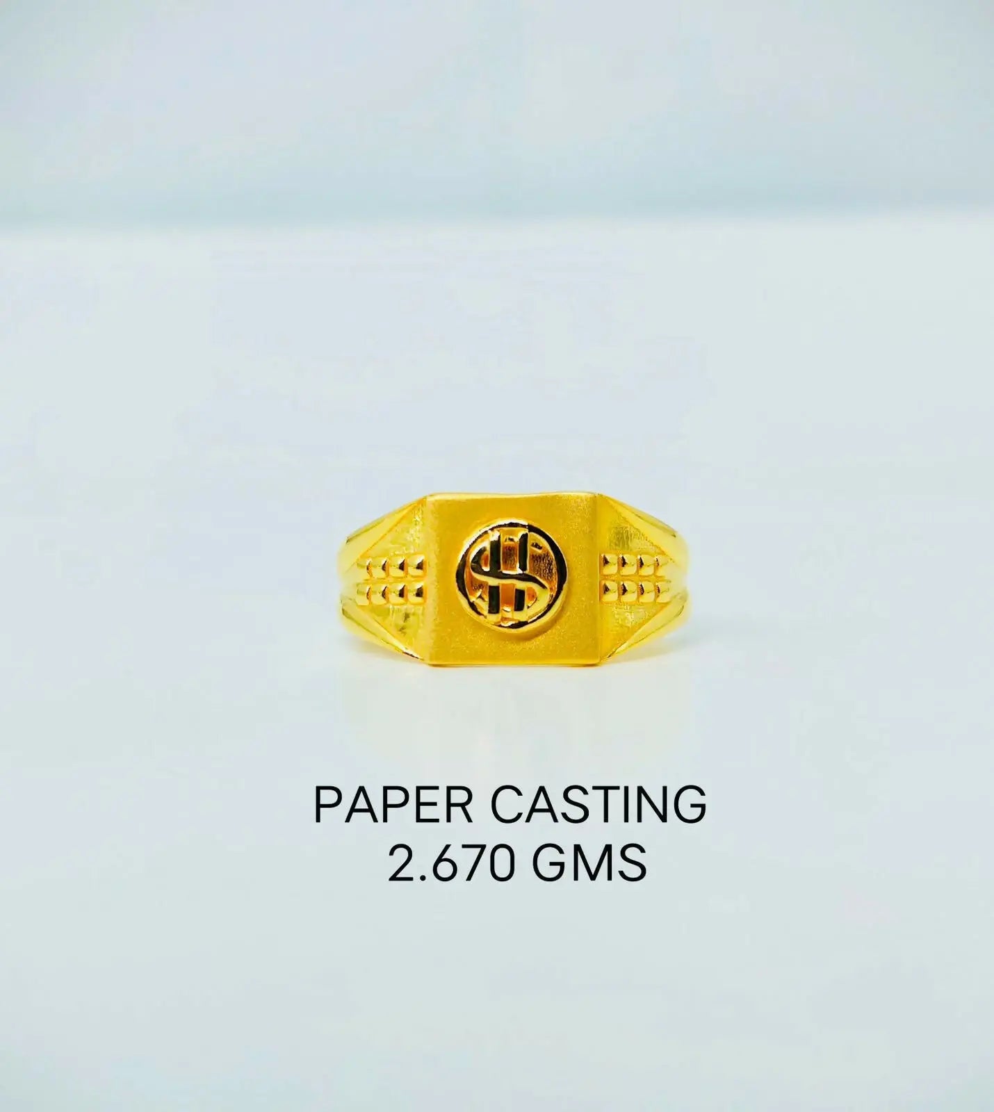 Paper Casting Gents Ring Sarafa Bazar India