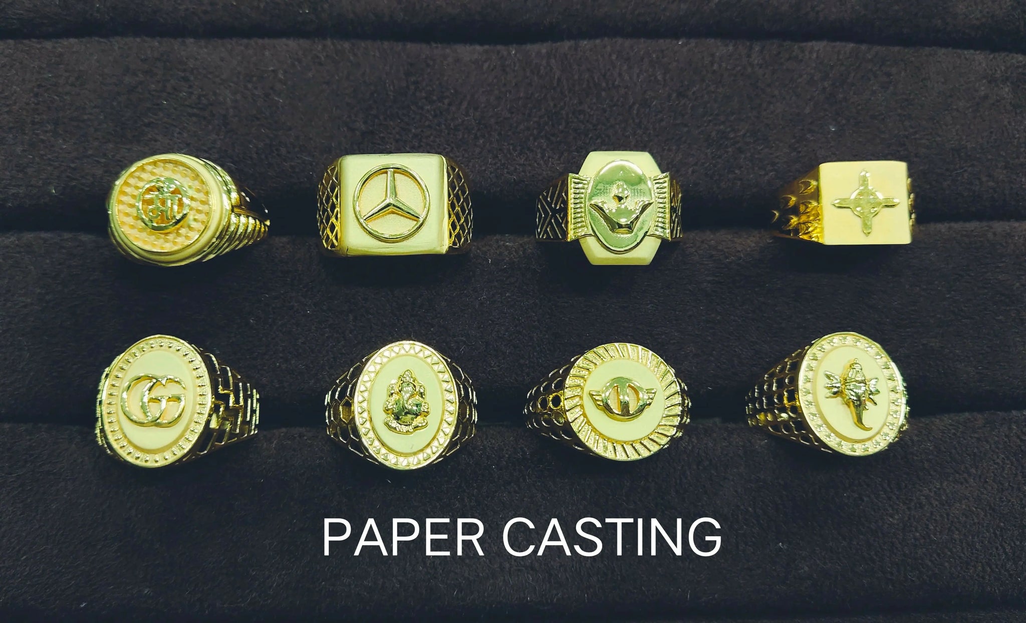 Paper Casting Gents Ring Sarafa Bazar India