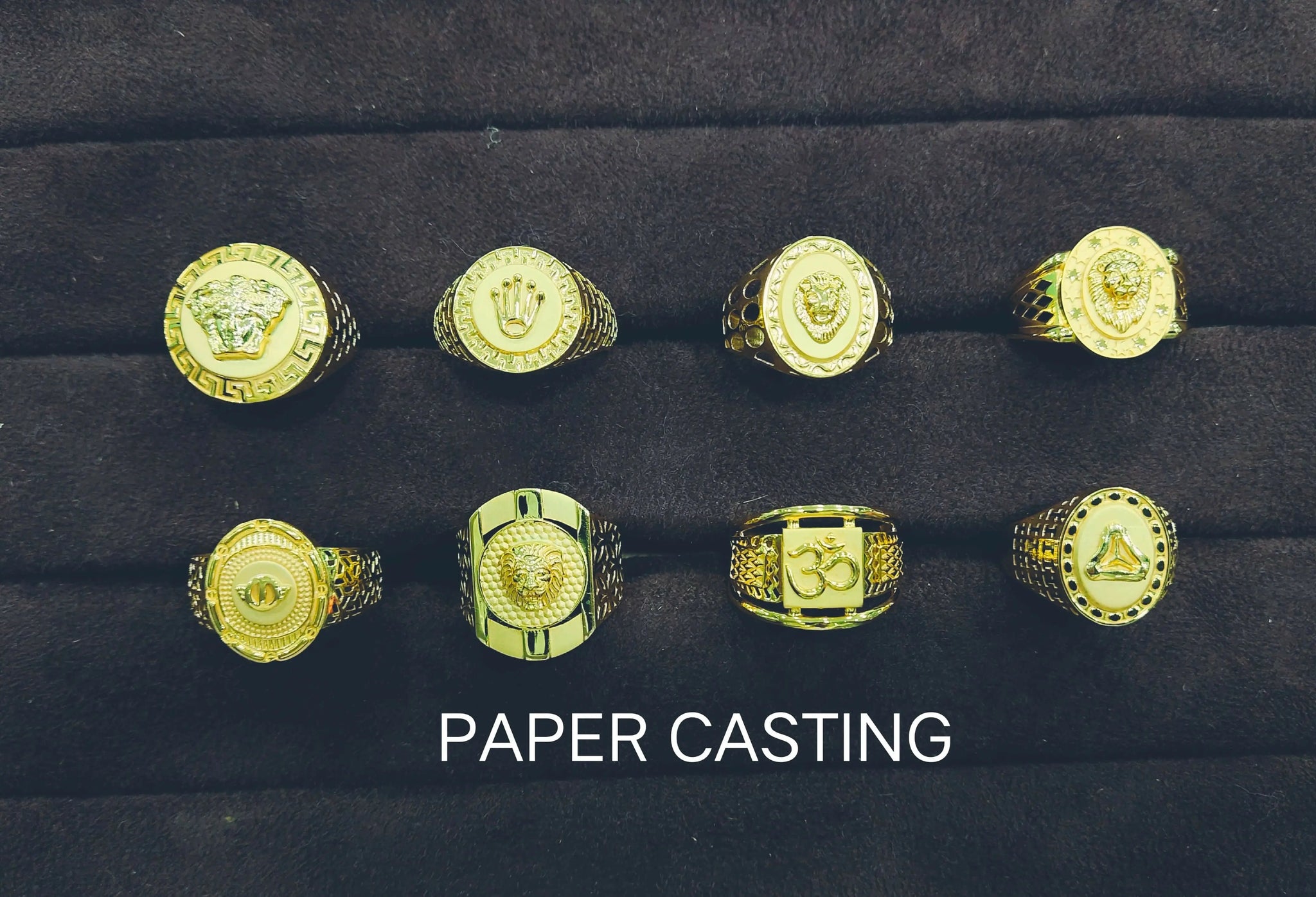 Paper Casting Gents Ring Sarafa Bazar India