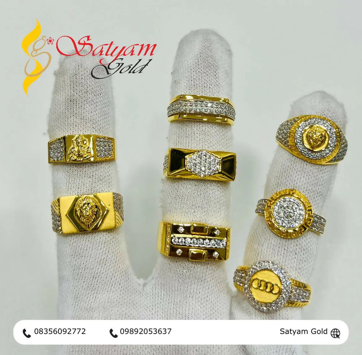 Paper Casting Gents Rings Sarafa Bazar India