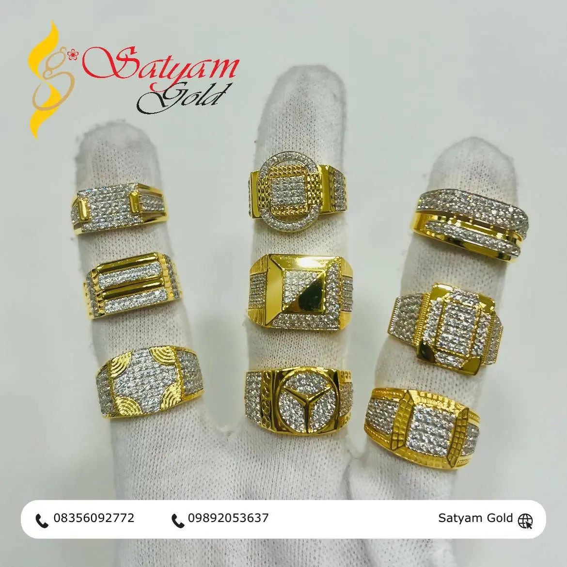 Paper Casting Gents Rings Sarafa Bazar India