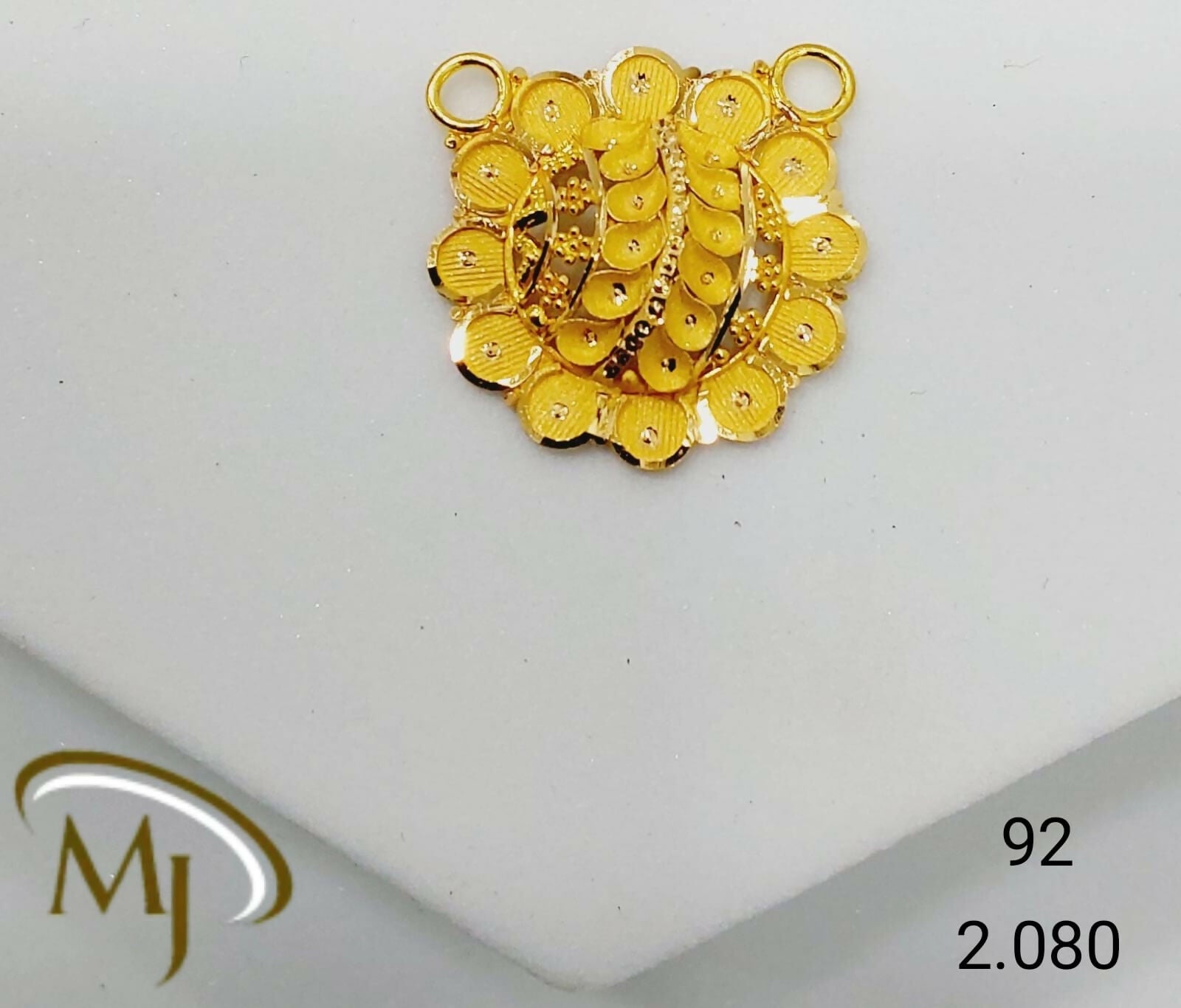 22kt Gold Mangalsutra Pendant Sarafa Bazar India