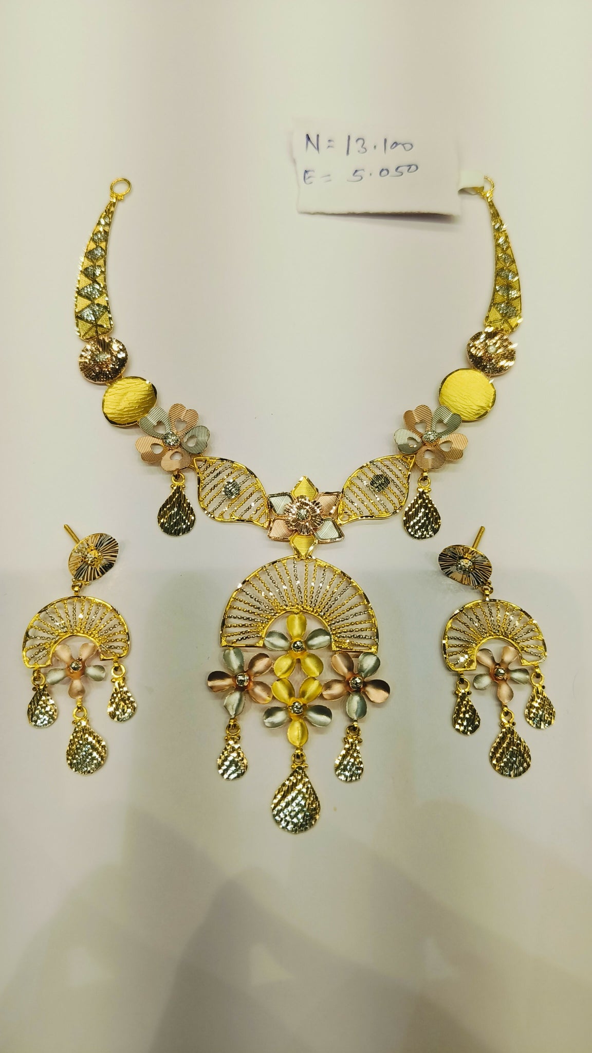 Flora Fusion Necklace Sarafa Bazar India